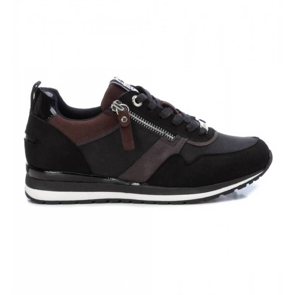 NEW XTI women's casual sneakers in black